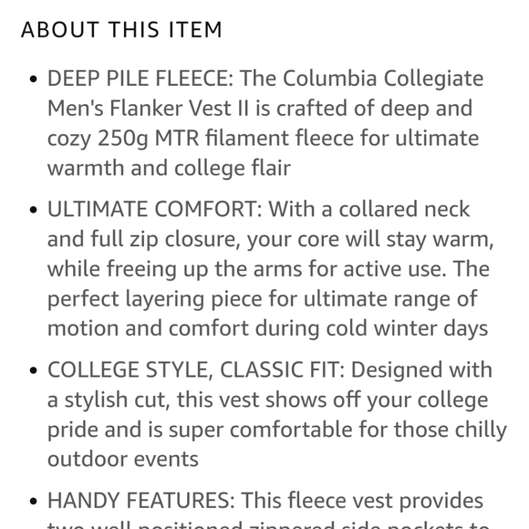 Columbia Men's Steens Mountain Vest - Picture 5 of 6